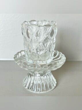 PartyLite‎ Quilted Crystal Votive Candle Holder Collectible